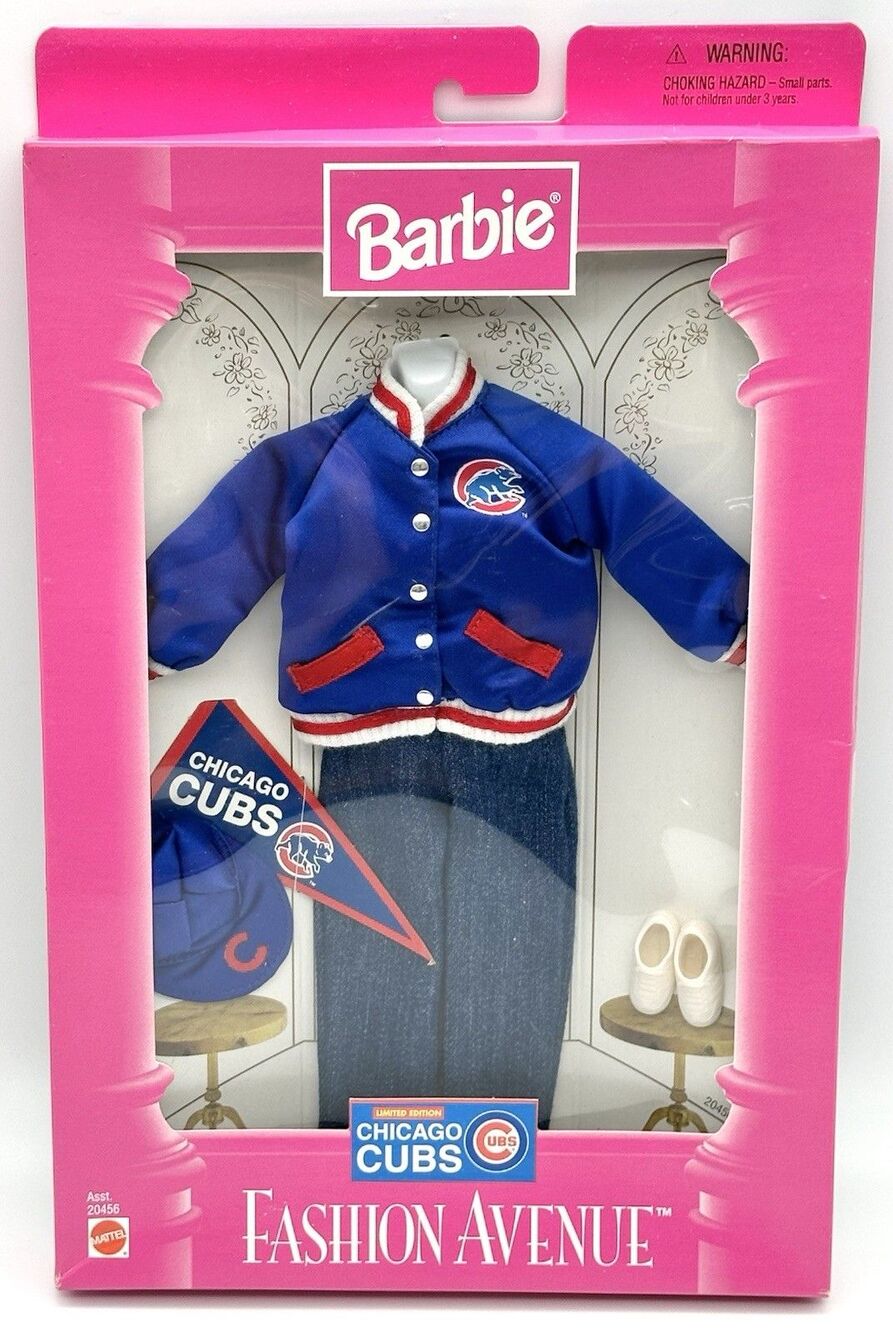 NIB Vintage 1998 Mattel  20456 Barbie Fashion Avenue SGA Chicago Cubs LE